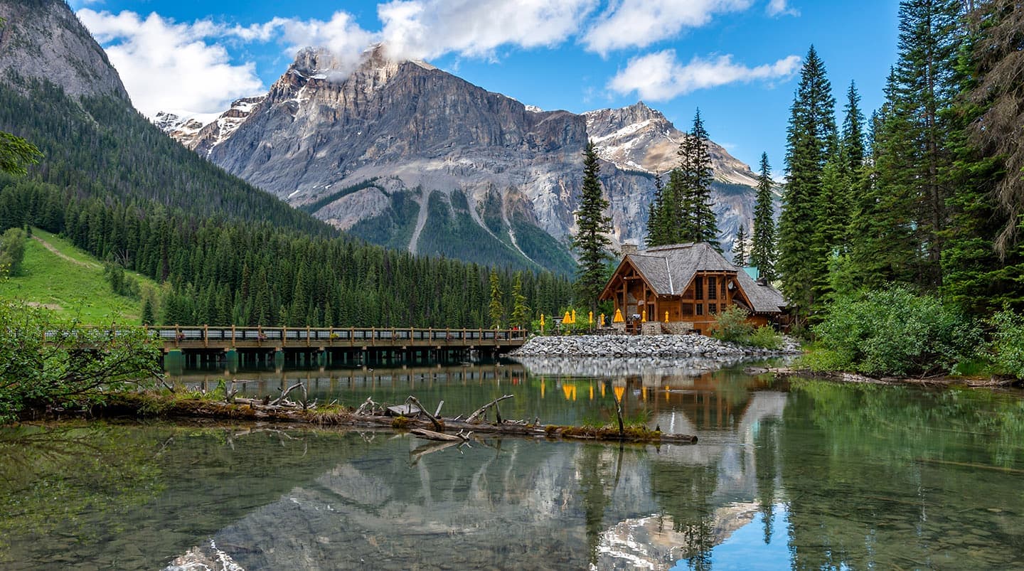 Emerald Lake in Yukon Area of Skagway, Alaska